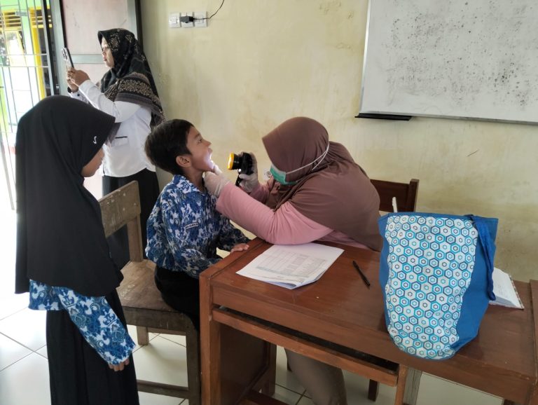 Cek Kesehtan Gratis ( CKG ) anak Sekolah